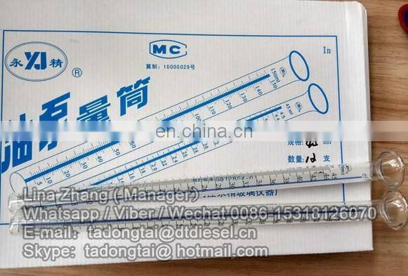 Glass tube 45ml for test bench