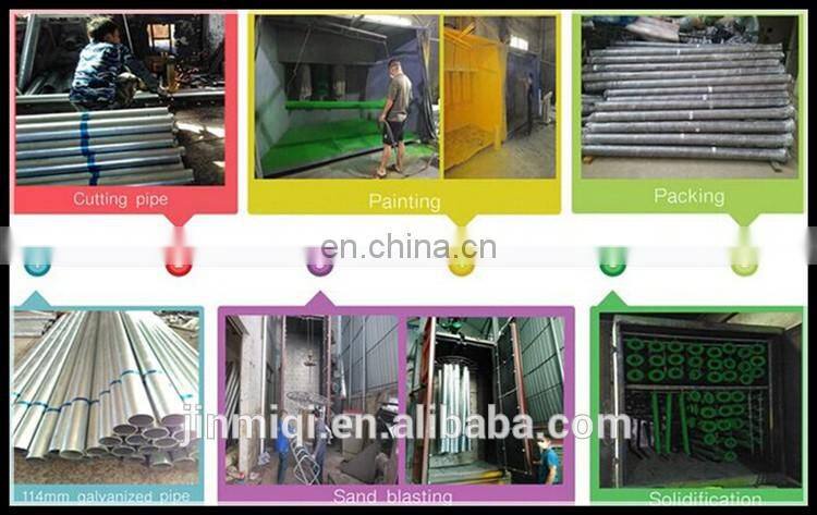 Galvanized steep pipe JMQ-G195C swings and plastic children's slides