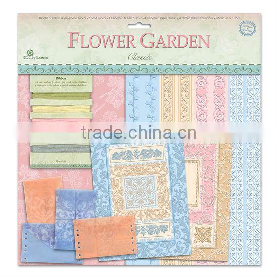 garden art diy scrapbooking paper craft kit