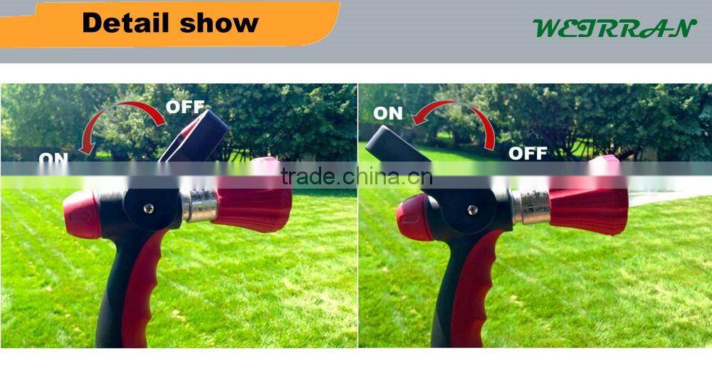(10360) rubber handle big switch heavy duty fire fight garden hose nozzle