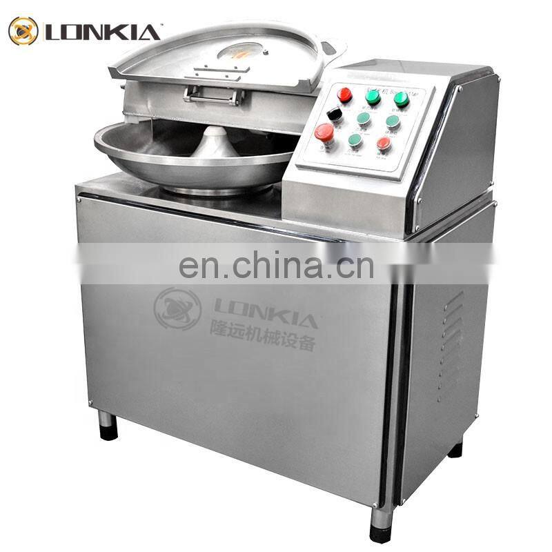 LONKIA 20L Chopping Machine Customized Meat Bowl Chopper Machine