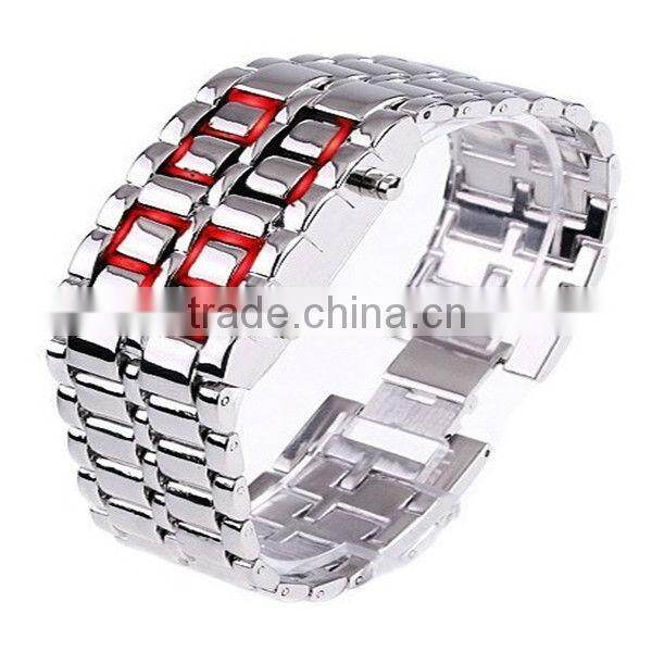 TM-2056 Fashion and high-quality Hot Sale Stainless Steel iron led watch