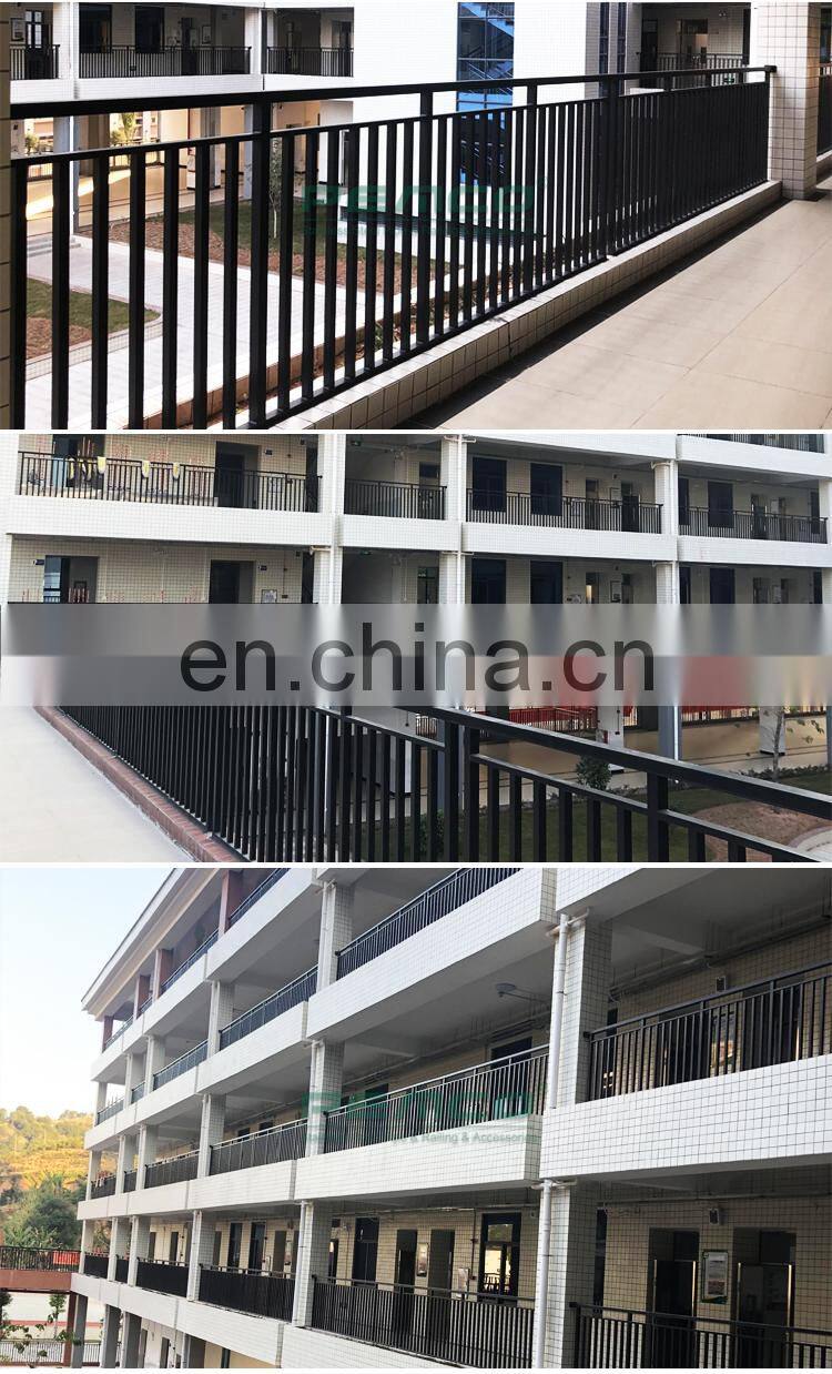 Modern Outdoor Fence Component Aluminum Handrail Balcony Picket Railing Aluminum Designs