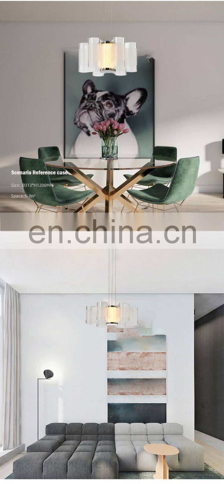 HUAYI High Quality American Simple Style Decoration 17W 29W Indoor Living Room LED Home Decor Light