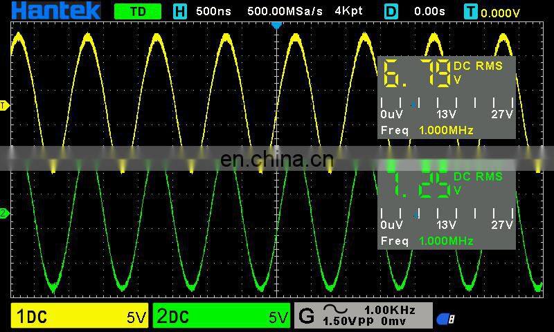 Hantek DSO2D10 2 Channel 100MHz 1GSa/S Digital Storage Oscilloscope With 1CH AWG Signal Generator