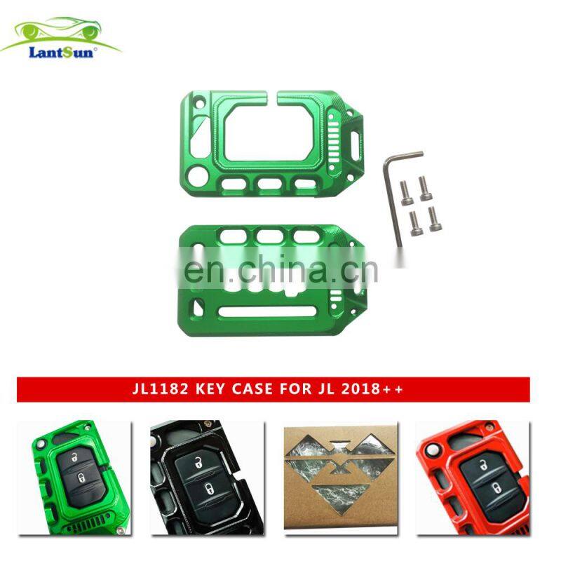 JL1182 JL key pack aluminum alloy for Vehicles for jeep for wrangler JL accessories for jeep JL Aluminum alloy key bag LANTSUN