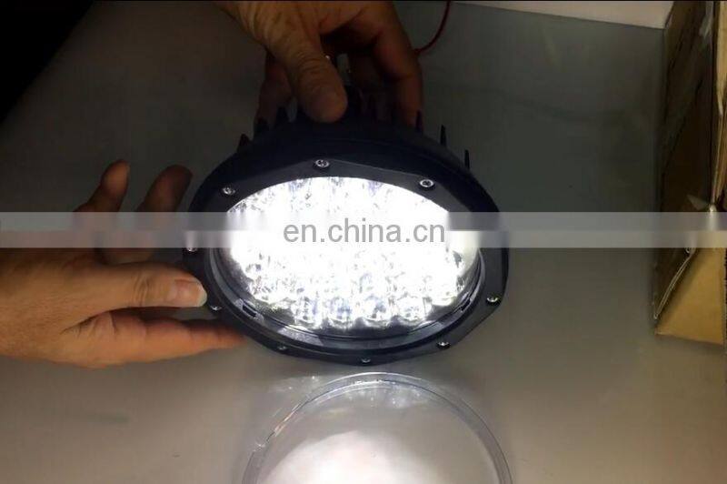LED6492 LED WORK LIGHT headlight Aluminum Alloy Driving lights spotlights auxiliary lights 7inch spot beam 128w LANTSUN