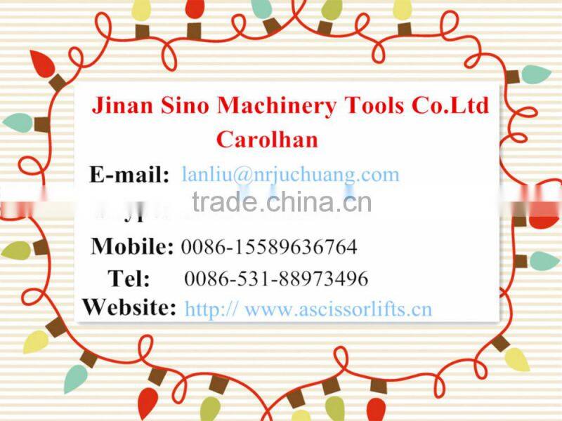 Self Propelled 8 M Scissor Lift And Skid Platform