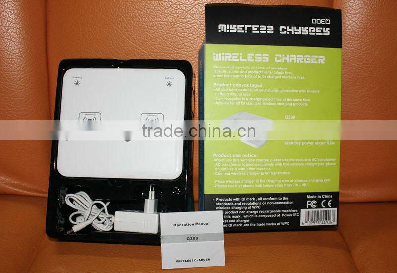 Newest Qi wireless phone charger for iphone4/iphone5