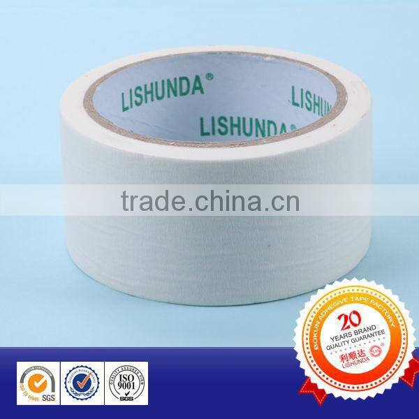 Economical yellow masking tape temperature resisted surface protected