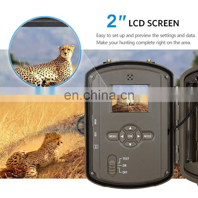 China outdoor 4G trail camera with gps Sim Card Hunting Video Camera