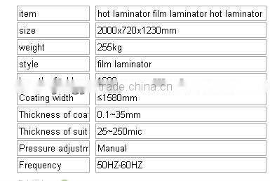 film laminating machine pvc film lamination machine