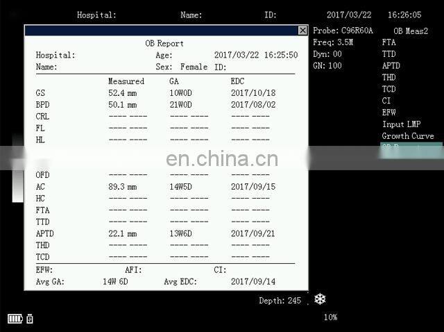 HC-A003 Cheap Full digital laptop veterinary ultrasound scanner machine
