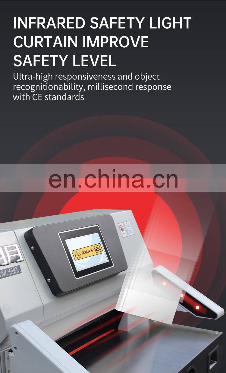 CM460X Samsmoon Office Using Electric Control A3 Paper Cutter Cutting Machine Automatic