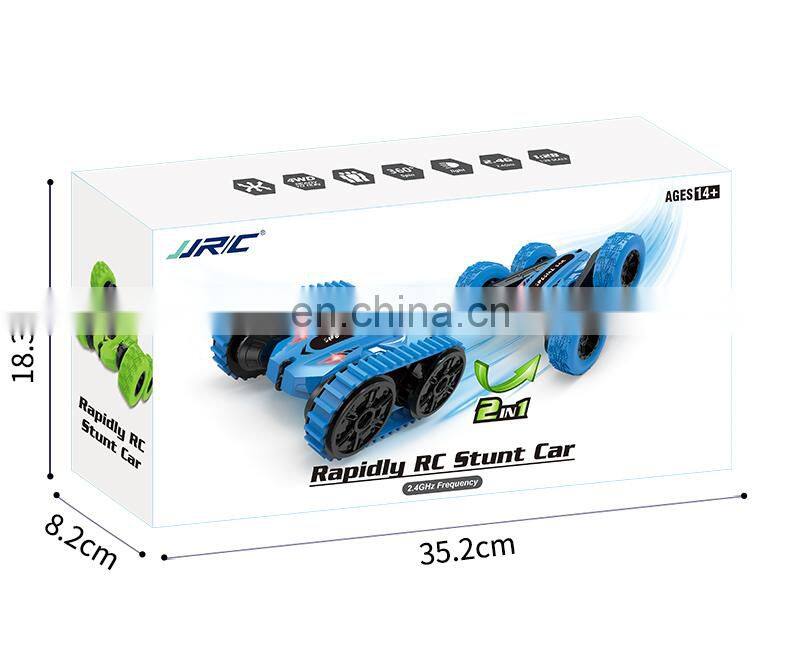 Great Christmas Gift JJRC Q95 2 Play Modes Double-sided Running 360 Rotating Remote Control Stunt Car for Kids
