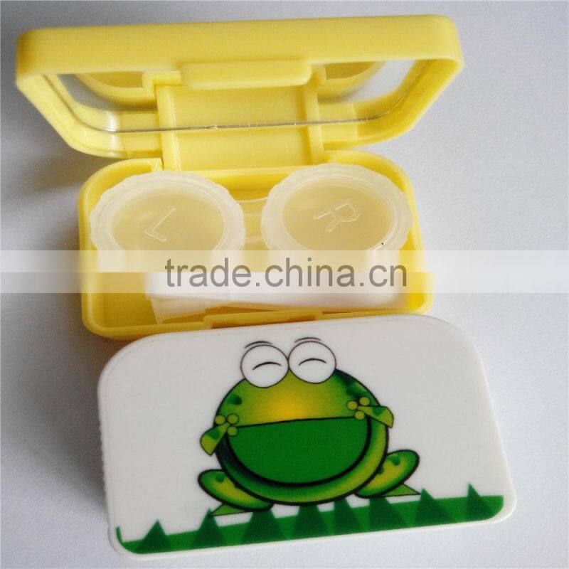 cartoon contact lens case, cute case contact for girl
