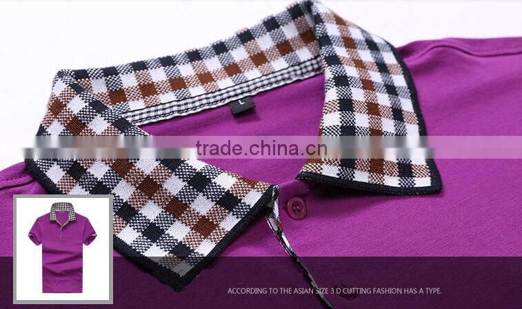 2015 polo shirt for middle-aged men / wholesale fitness clothing was made in China