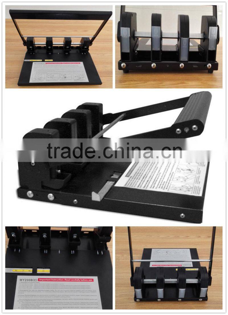 3 hole punching machine/custom desktop hole punch