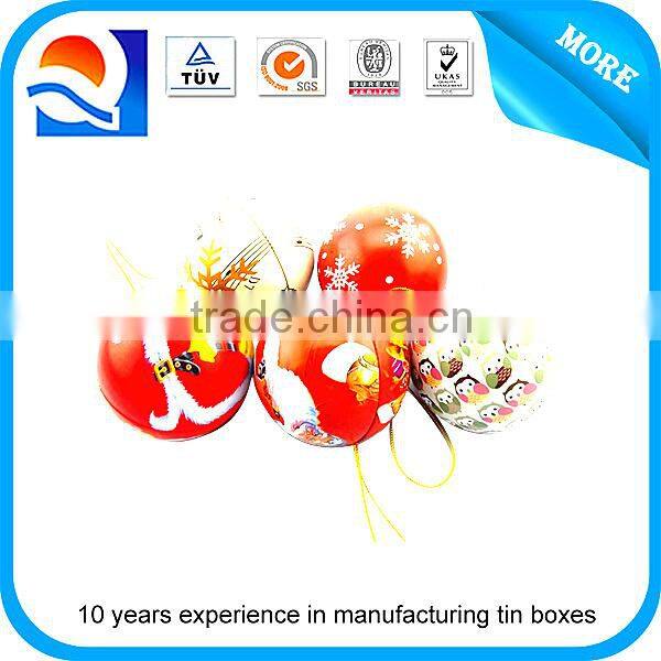 Color printed tin egg for Easter gift