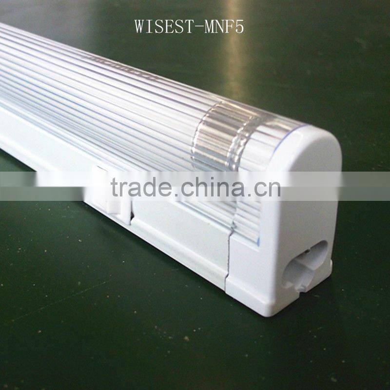 high quality t5 single tube fluorescent lighting fixture luminaire with cover 8w,13w,28w,35w