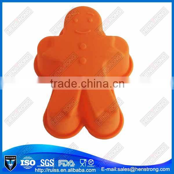 Various styles theme small silicone christmas tree cake mould