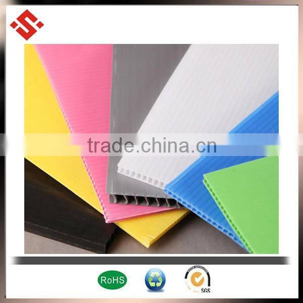 New 2016 colorful PP hollow sheet Corrrugated plastic sheet Polypropylene Board Assurance