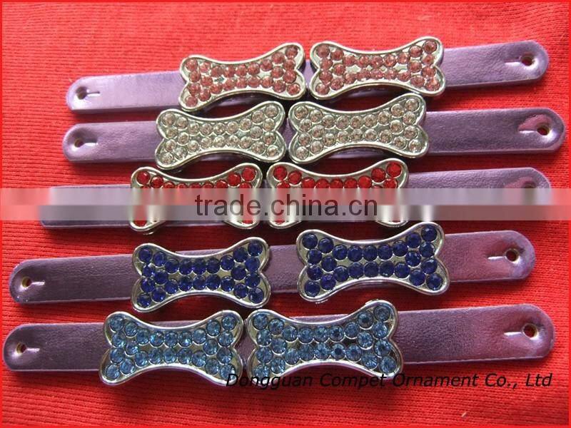 Produce 10 mm slide charm bone DIY zinc alloy accessories