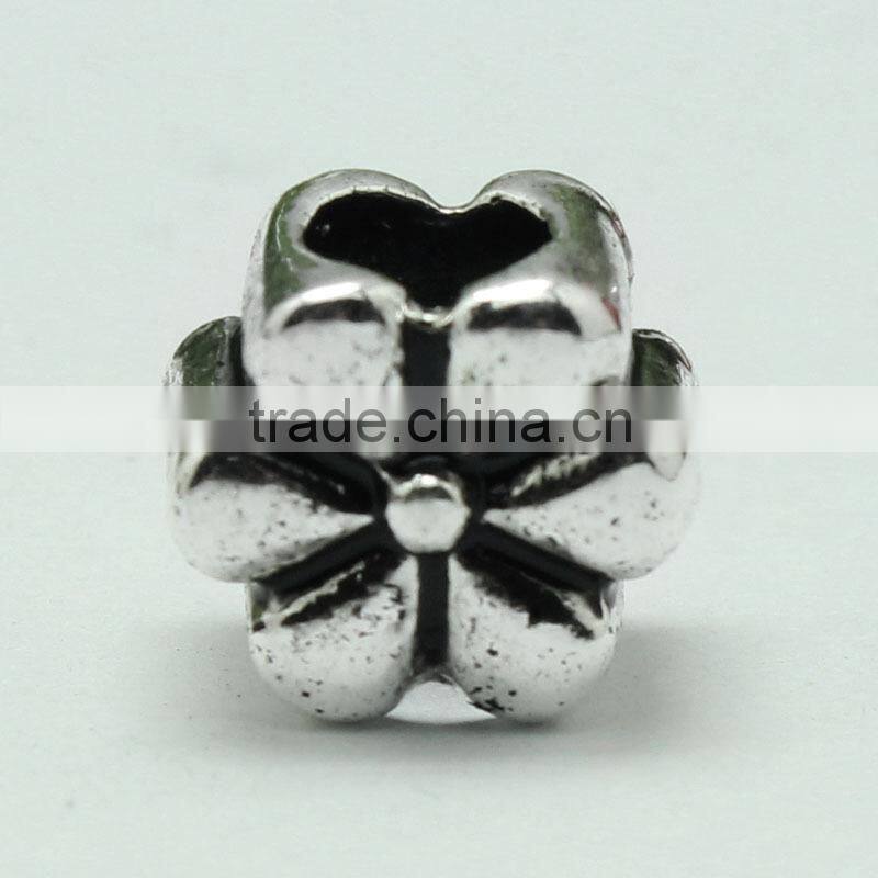 Pdora Jewelry Accessories the Red Hibiscus Hanging and Slider DIY Zinc Alloy Beads