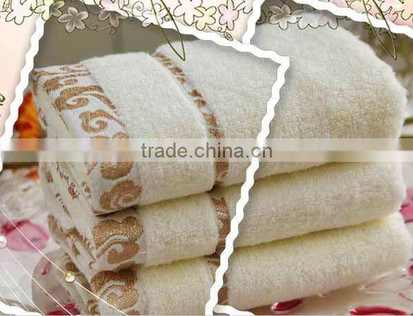 2013 Fashion New design 100% cotton face white towels