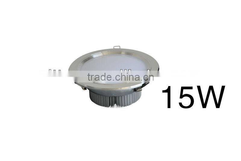 Round Recessed Lumen LED Down Light,15W