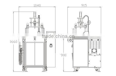 vertical plastic injection molding machine for sensoe ,low pressure injection molding machine for led module
