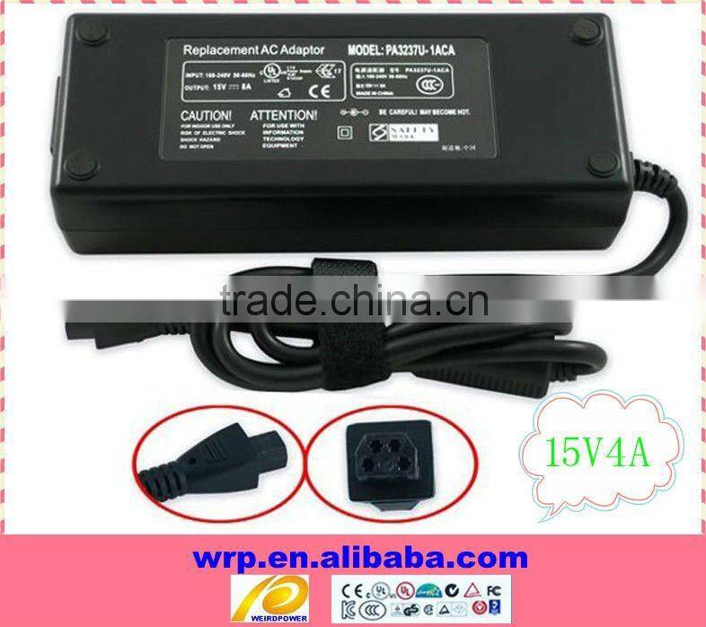 15V4A 60W replacement ac adapter
