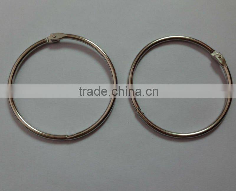 Metal book split ring
