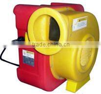 Centrifugal air blower for inflatable bouncers
