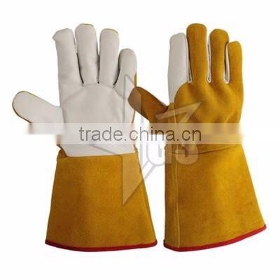 Cow Leather Welding Gloves Industry /Protective Working Safety Gloves