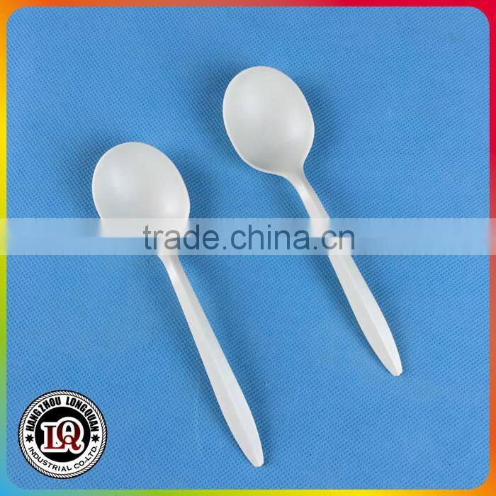Biodegradable and Disposable Soup Spoon Corn Starch