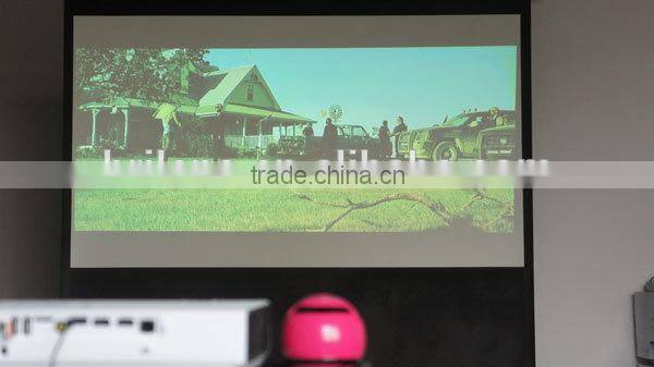 2015 New portable 1280x800pixels support 1080p LED passive shutter 3d dlp projector mini pico laser proyector beam