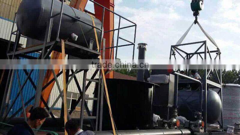 Rapid temperature raising 320 degree food industry coal fired thermal oil boiler