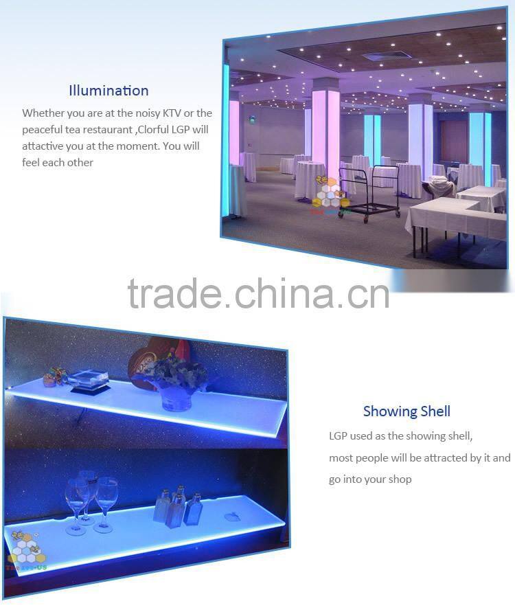 New Arrival Christmas tree laser dotting LED light guide panel/LGP