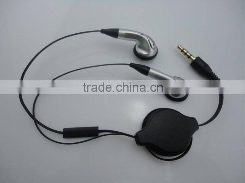 custom retractable earbuds