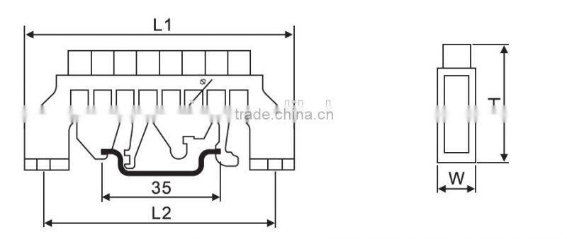 insulated fork terminal connector