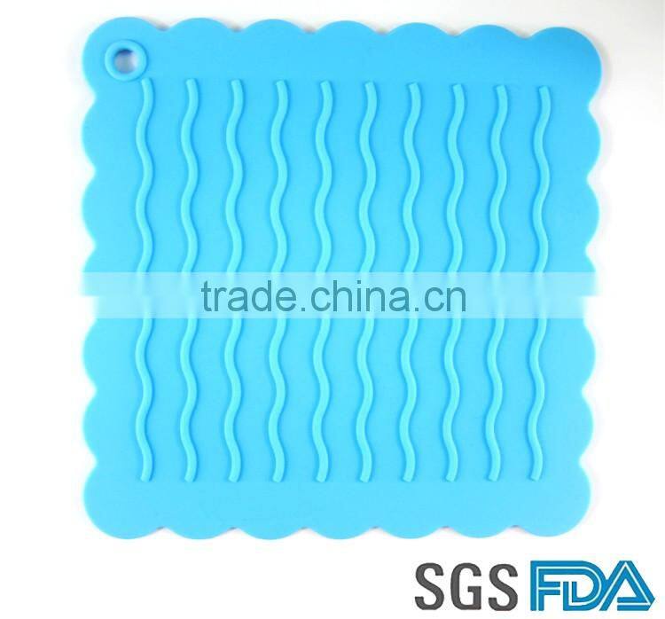 Fashion tableware silicone mat silicone pan mat