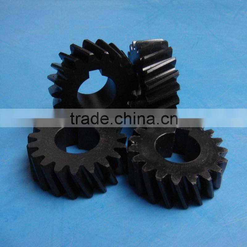 custom engineering plastic CNC machining polyamide nylon spur gear wheel