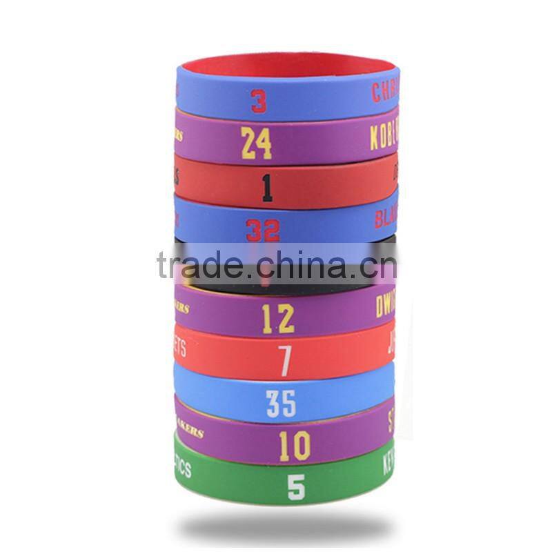 Fitness & Body building Sport wristband No Pain No Gain Training Workout Sports Silicone Rubber Band Wristband Bracelet