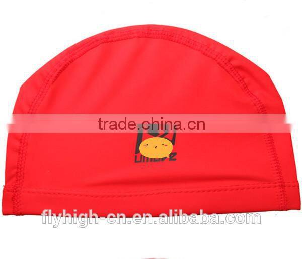 fashion wholesale custom pu swimming cap