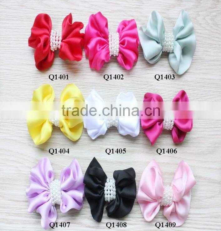 white shabby chiffon 3X2.5" butterfly sequin & gold trim fabric rose spring craft supplies baby headband flower