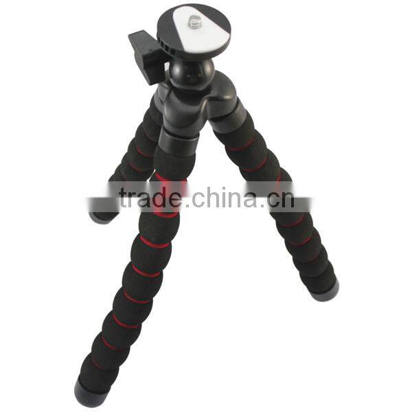 Portable 1/4 Screw Foam Coating Flexible Tripod Stand Holder for Digital Camera DV