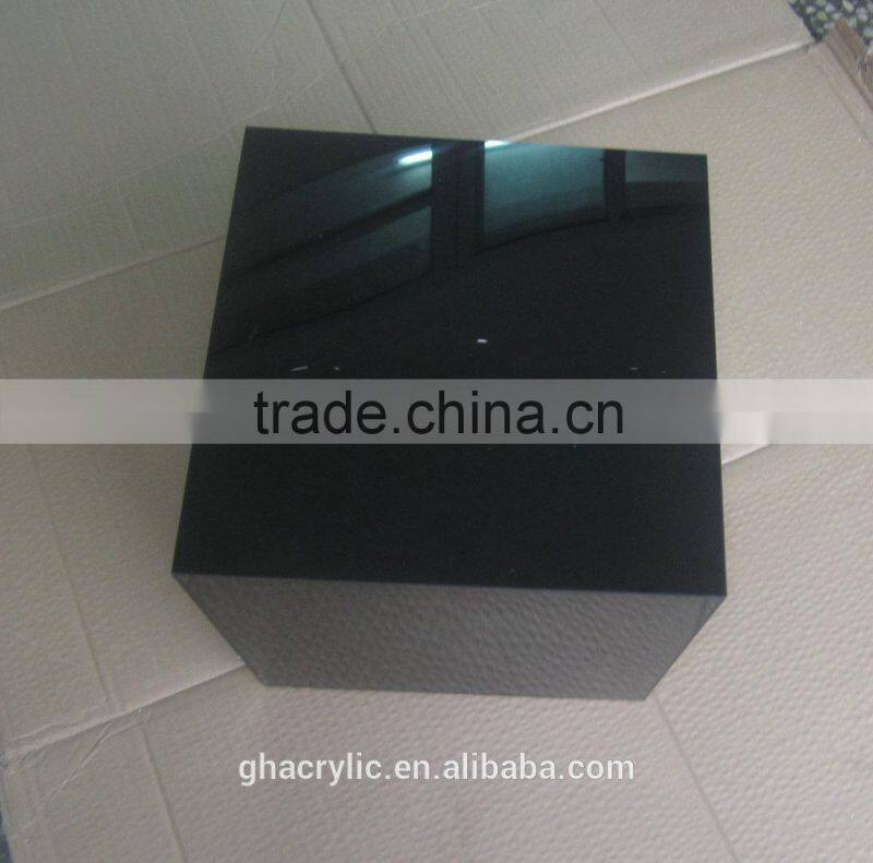 Shenzhen factory Manufacturing luxuriant design acrylic display box ,black acrylic box