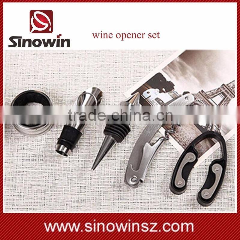 New Product Bottle Shape Bottle Opener Wine Tool Wine Gift Set