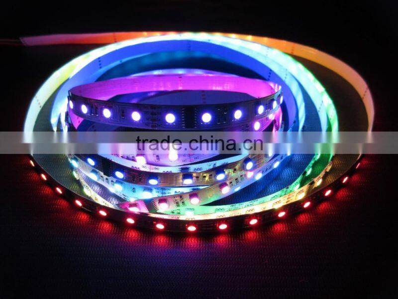DC24V dmx512 60LEDs, Addressable Flex LED Strip 5050 RGB SMD